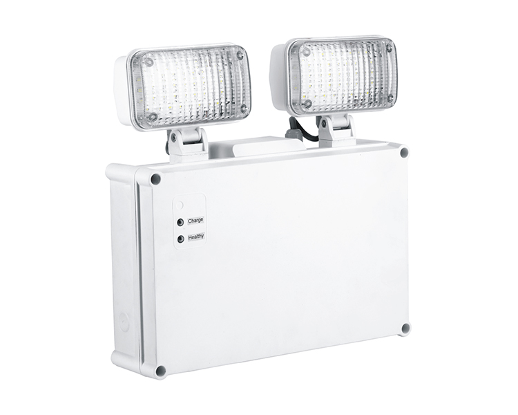 2921 Luz de emergência com ponto duplo IP65