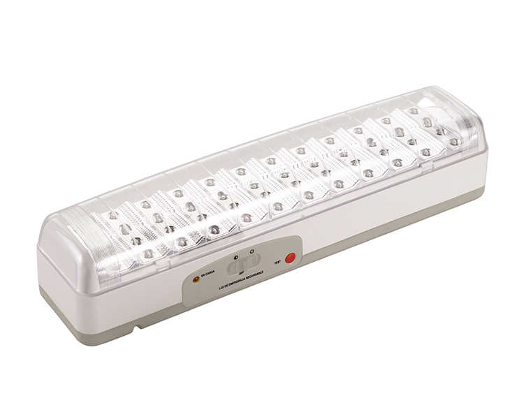 238L 30 LEDs brancos Luz de emergência recarregável
