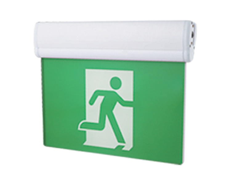 Jelrm Aluminium de 6 polegadas Running Man LED Sign de saída de emergência