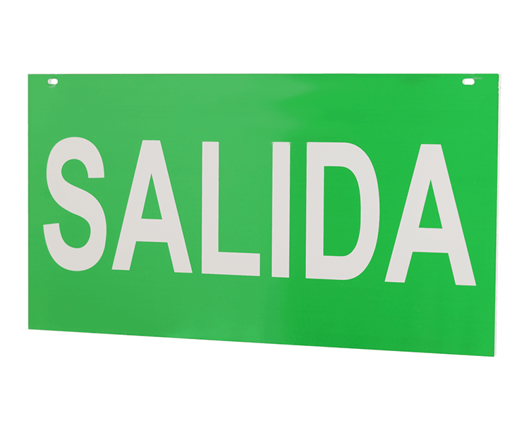 Painel de acrílico de sinal de salida