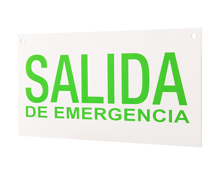 Painel de sinal de saída de salida