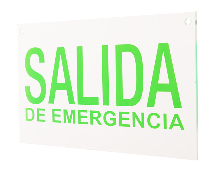Painel de sinal de saída de salida