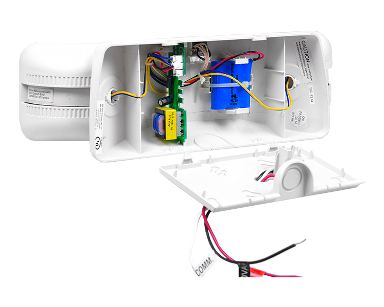 Luz de emergência LED de LED de cabeça de Jleu3-Twin