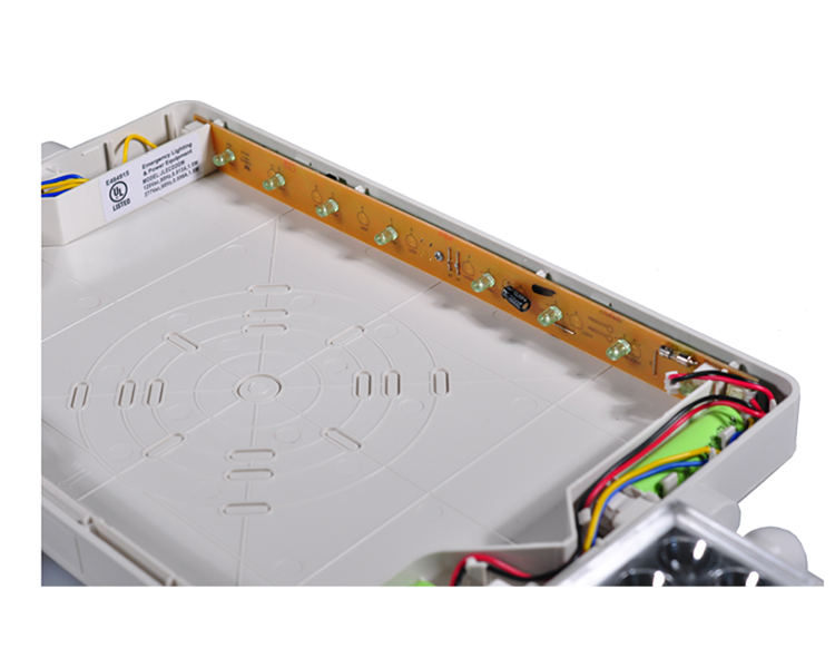 JLECD2GW-Green Emergency Fire Sair Lights com cabeças de LED