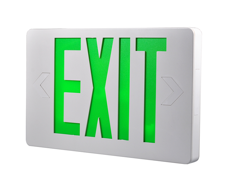 Jleed2GWEM-Ultra Bright Green Emergency Sign de emergência