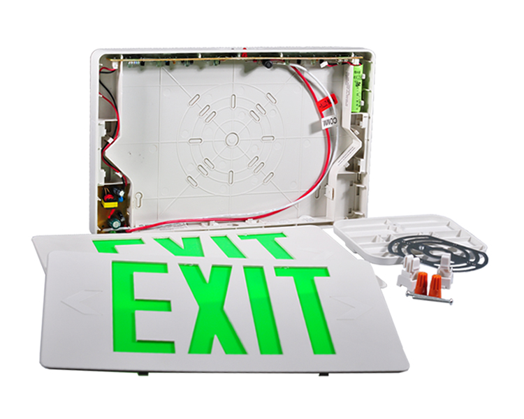 Jleed2GWEM-Ultra Bright Green Emergency Sign de emergência