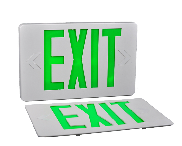 Jleed2GWEM-Ultra Bright Green Emergency Sign de emergência