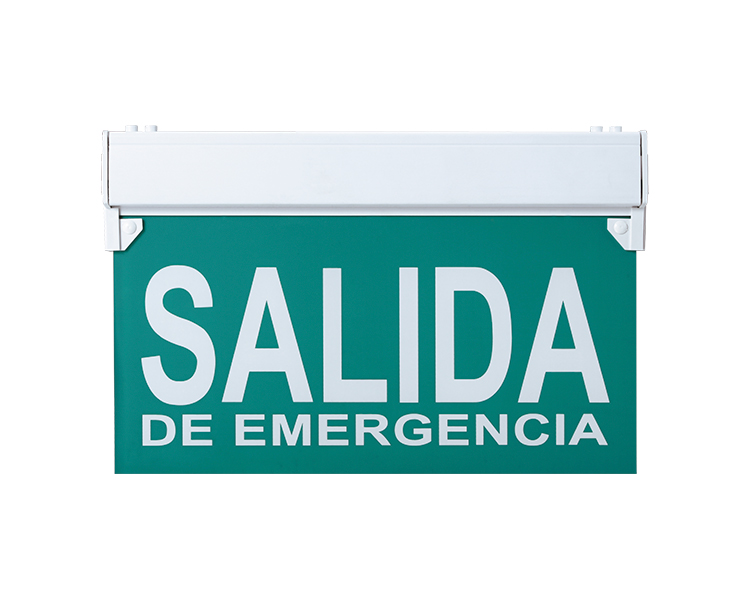 Sinal de saída de emergência liderado por LE297 com painel de acrílico