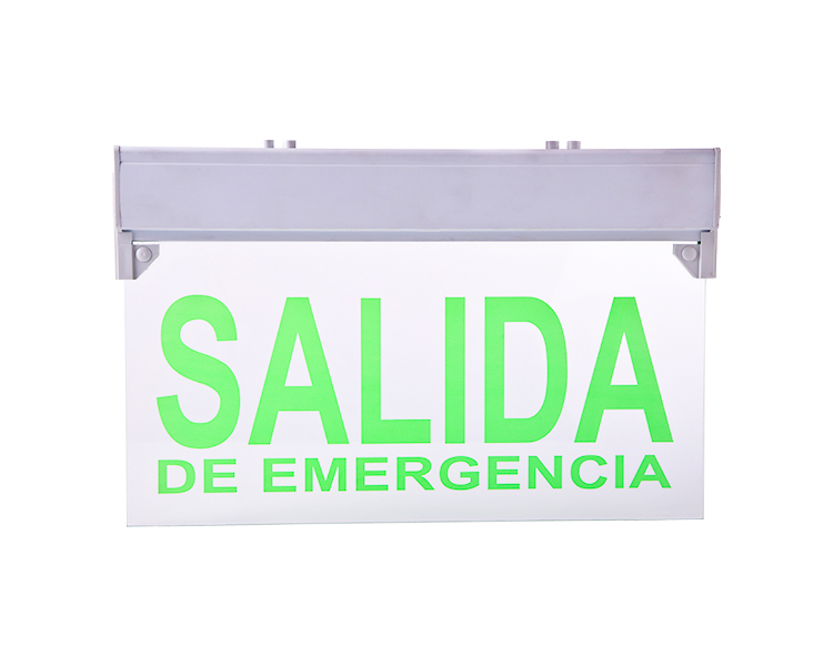 Sinal de saída de emergência liderado por LE297 com painel de acrílico