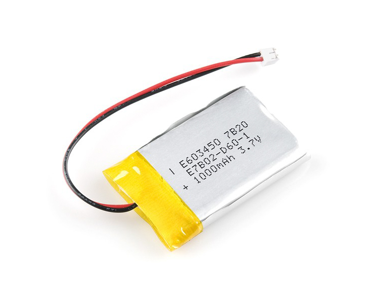 Bateria de íons Li 3,7V 1000mAh