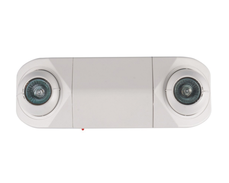 Jeu8 2x5w luz de emergência de cabeça dupla